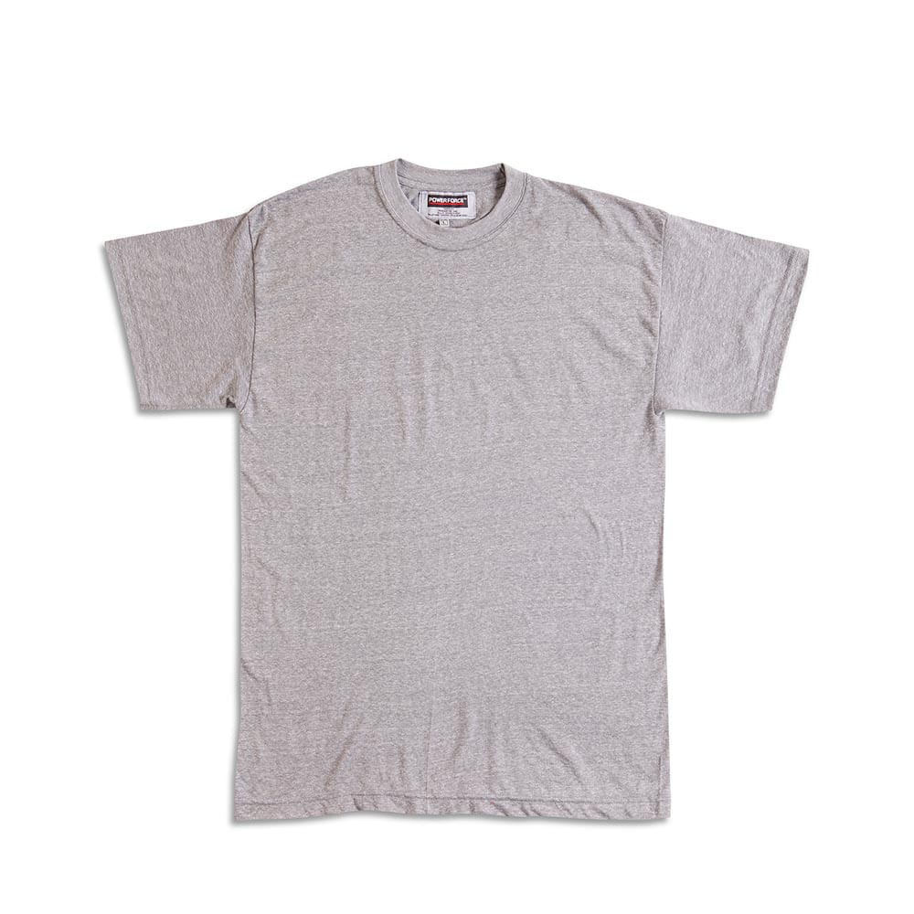 POLO DE ALGODON GRIS MANGA CORTA WERKEN
