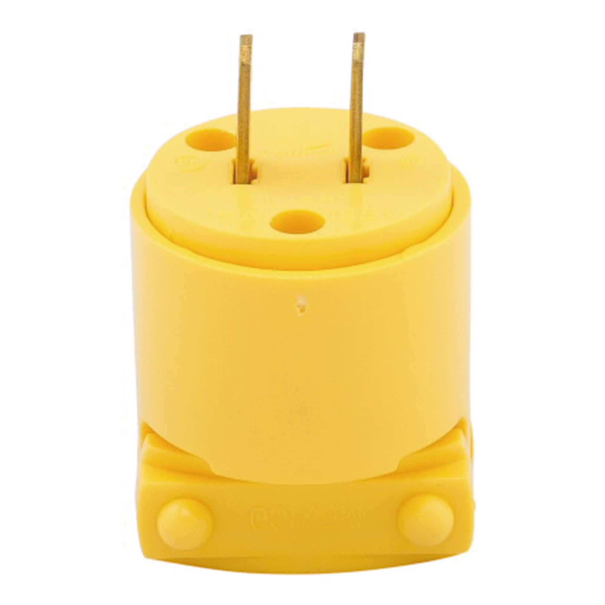 ENCHUFE PVC AMARILLO 2 PATAS 15A 125V 4862E EATON