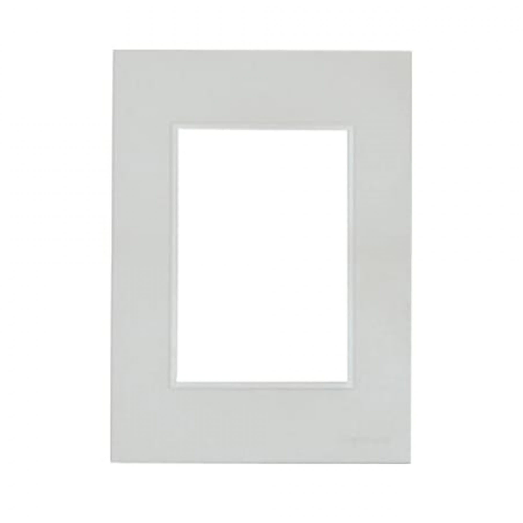 PLACA Y DISTANCIADOR BLANCA (BAUHAUS) C/RIBETE 4950R CAMBRE