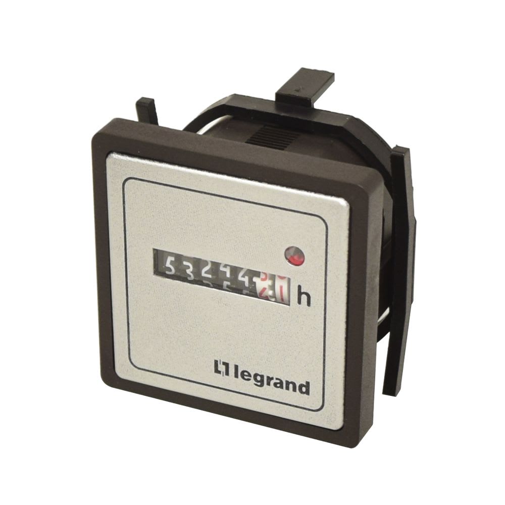HOROMETRO ELECTROMECANICO 48X48MM 110-120VAC 5 DIGITOS 2 DECIMALES 49554 LEGRAND