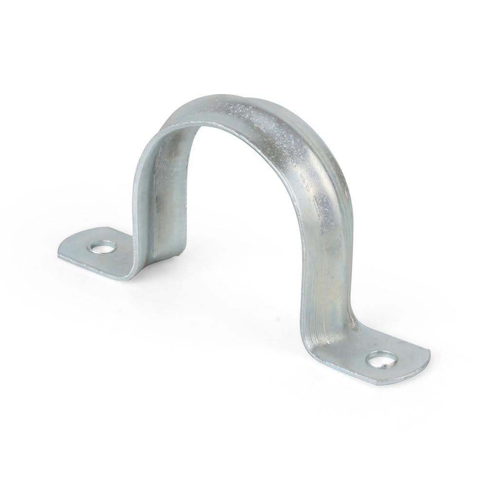ABRAZADERA DE METAL 1 1/2'' 2 OREJAS 2MM PLATA JORMEN