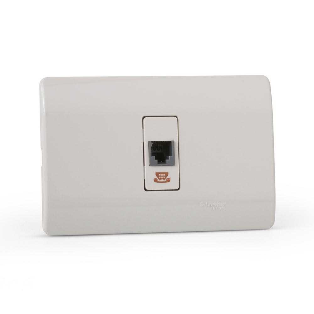 TOMA TELEFONICA MARFIL GENESIS SCHNEIDER ELECTRIC1