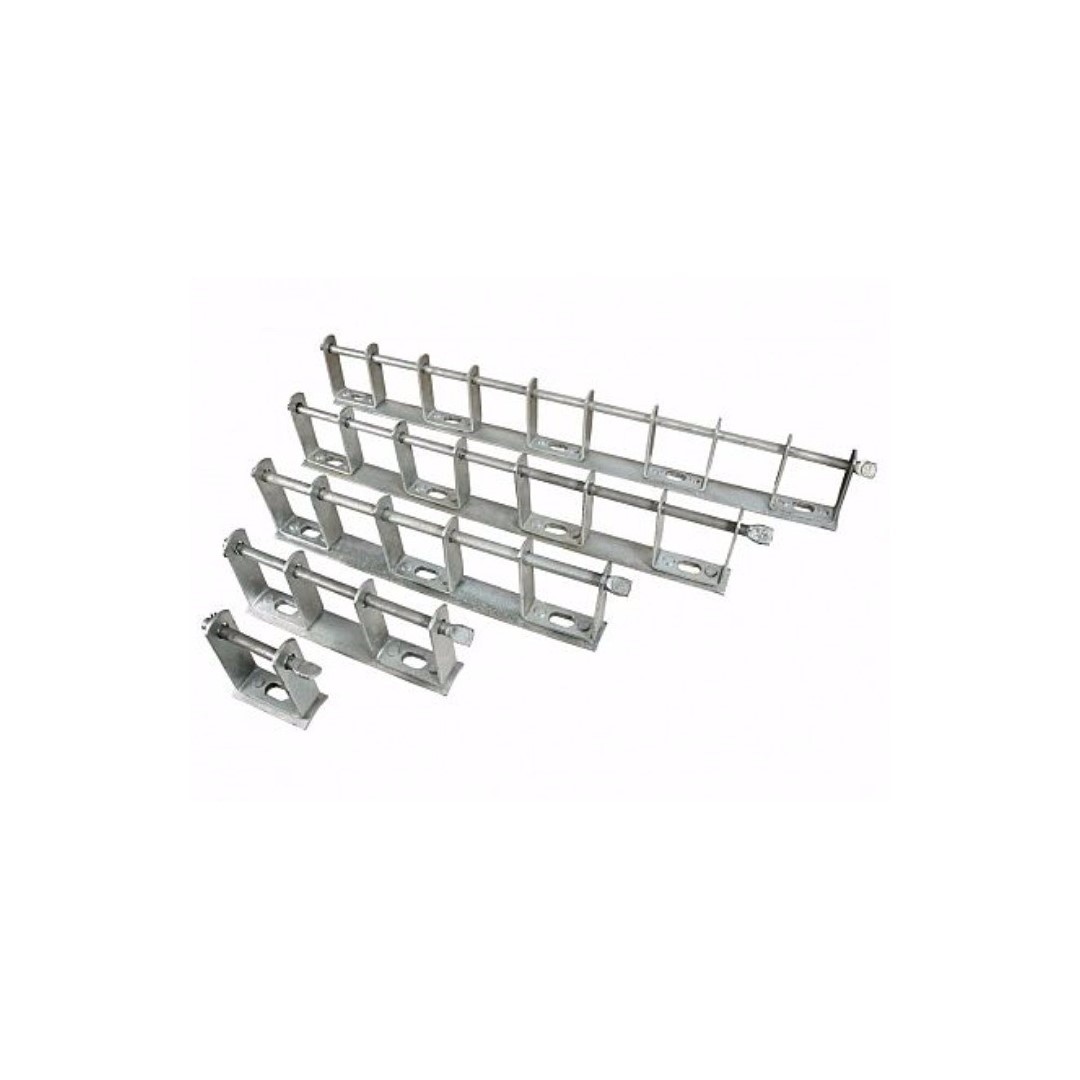 PORTALINEA PARA AISLADORES  CARRETE 3 VIAS 53-2 150X400MM Ø 1/2'' GALV CALIENTE AP5476012 ARAGCU BT