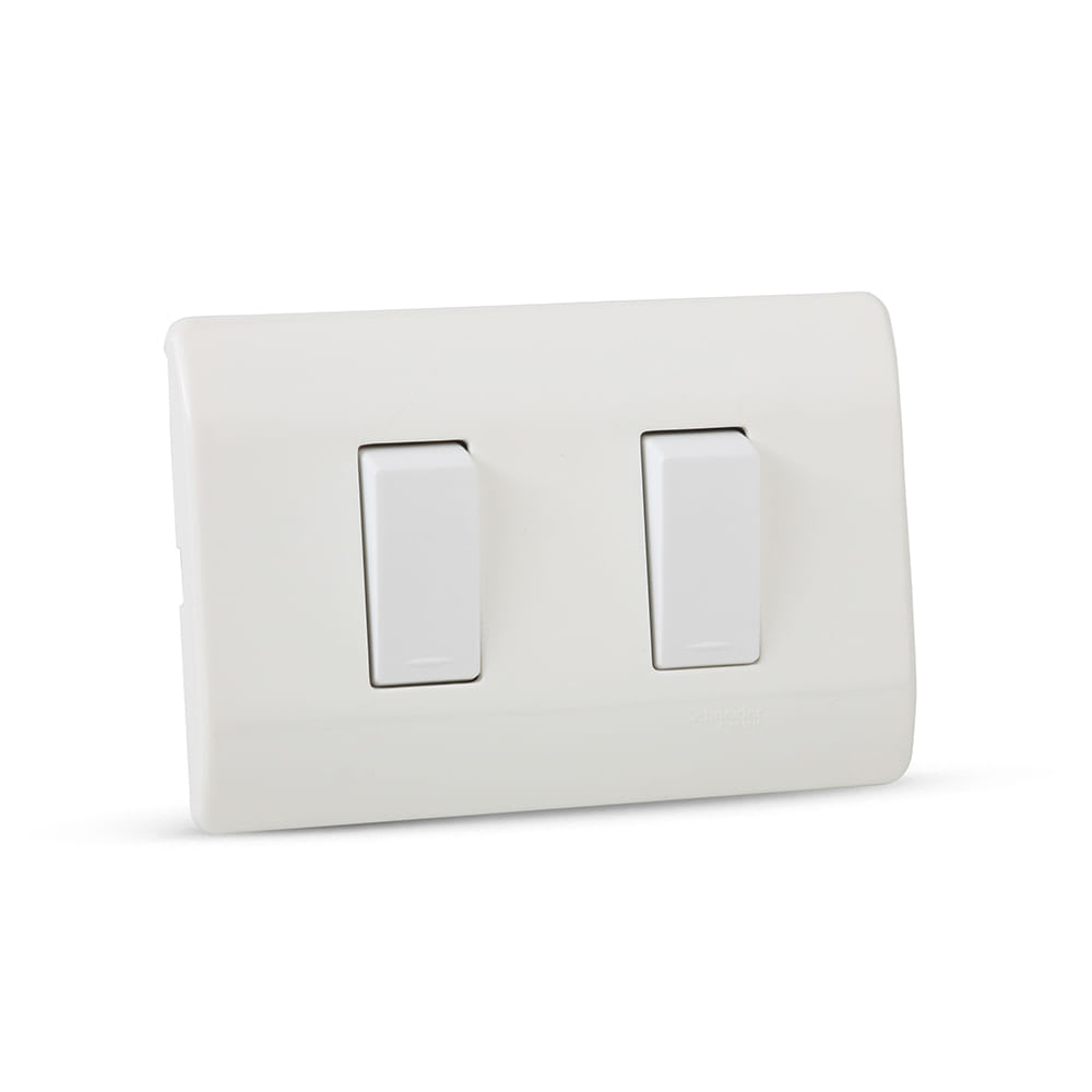 INTERRUPTOR DOBLE GÉNESIS SCHNEIDER ELECTRIC