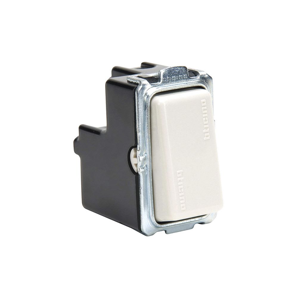 CONMUTADOR 16A 250V 3 VIAS 1 MODULO MARFIL MAGIC 5003 BTICINO Aragcu