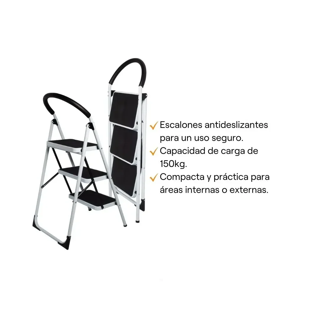 ESCALERA TIJERA DE ACERO 3 PASOS WERKEN2