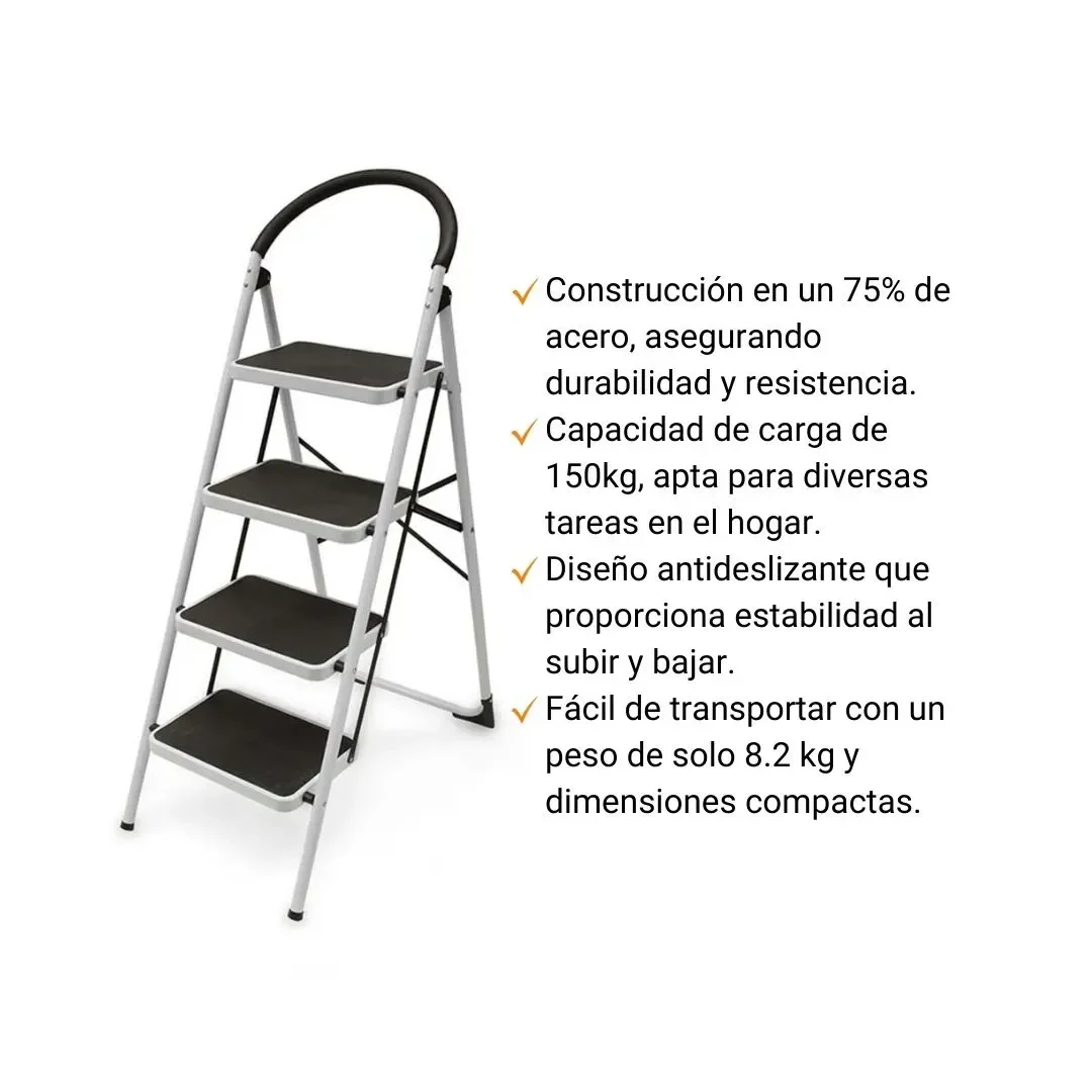 ESCALERA TIJERA DE ACERO 4 PASOS WERKEN2