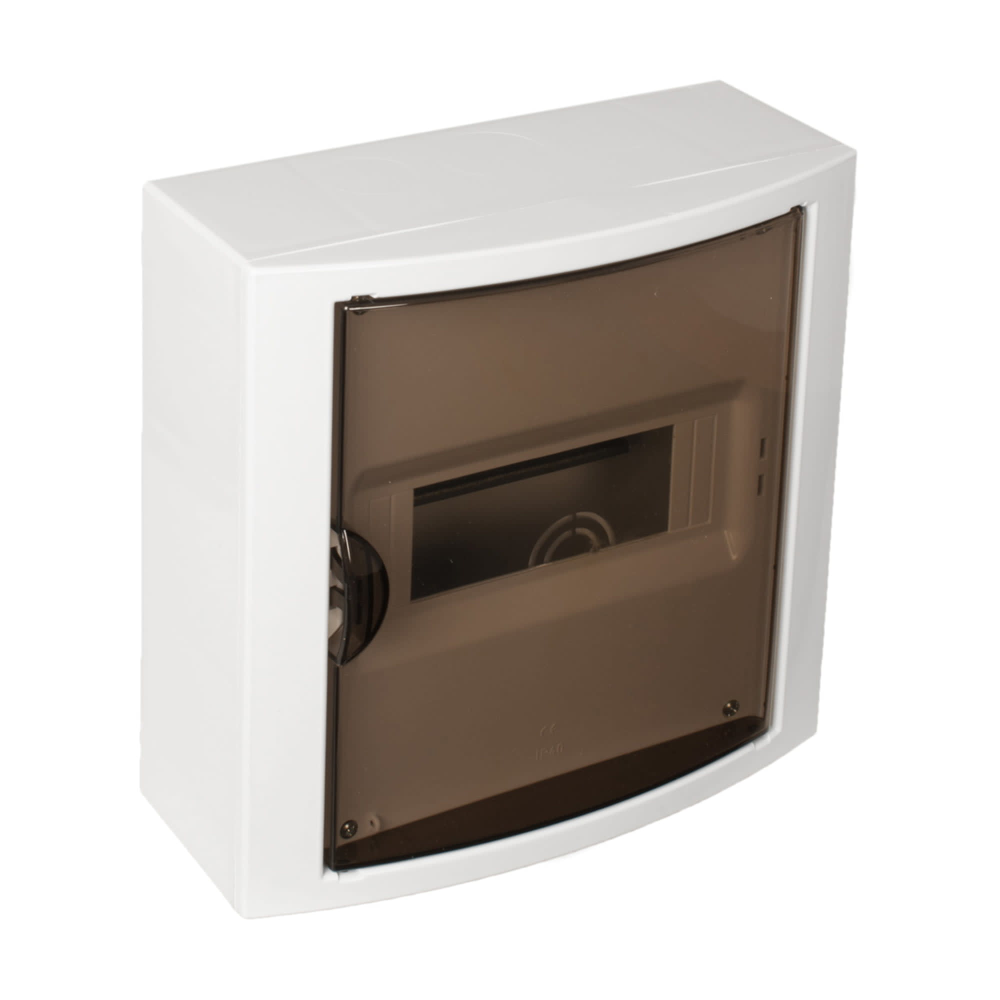 TABLERO ADOSADO TERMOPLASTICO 8P PUERTA FUME HORIZONTAL 247X250X104MM SOLERA1