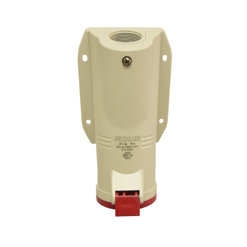 TOMACORRIENTE P/ADOSAR INDUSTRIAL 3X32A+T 415V IP44 6H OPTIMA 513.3256 SCAME2