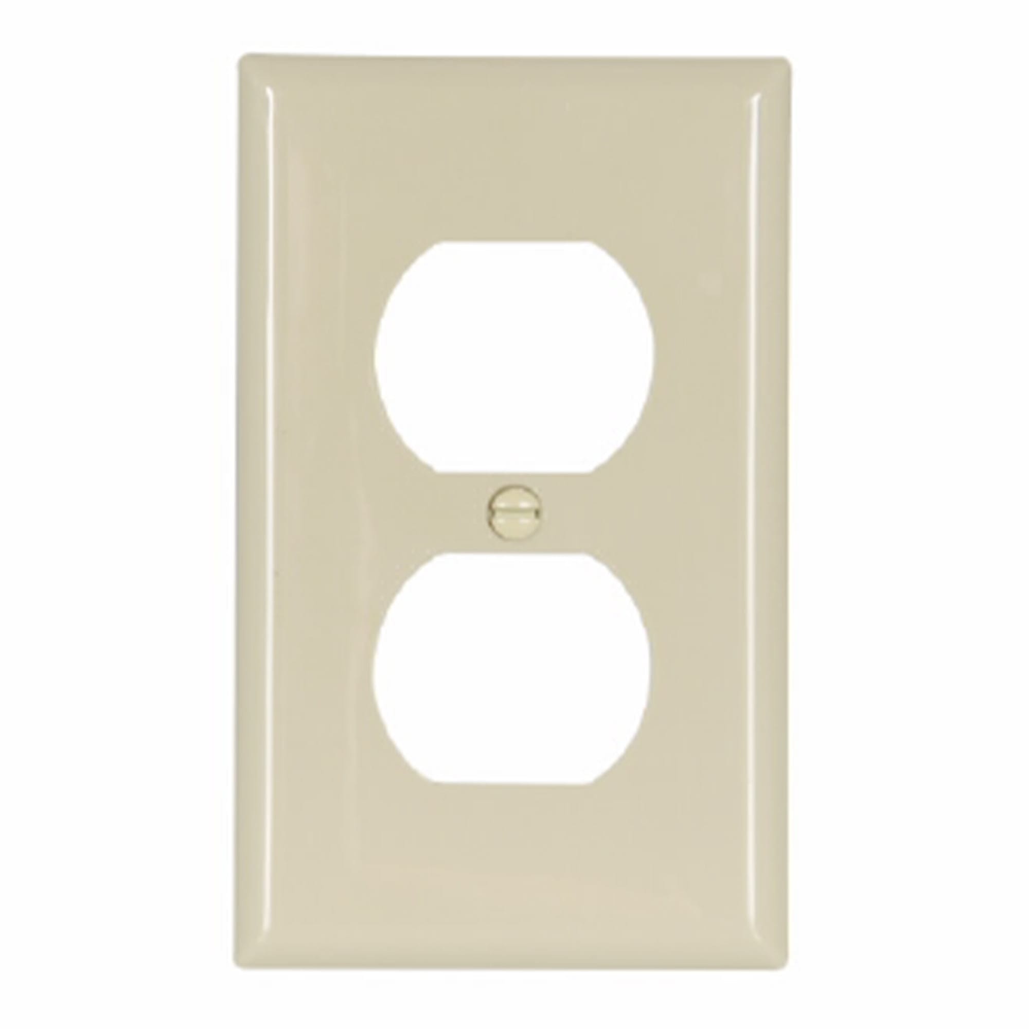 PLACA DOBLE NYLON P/TOMACORRIENTE MARFIL 5132VE EATON1