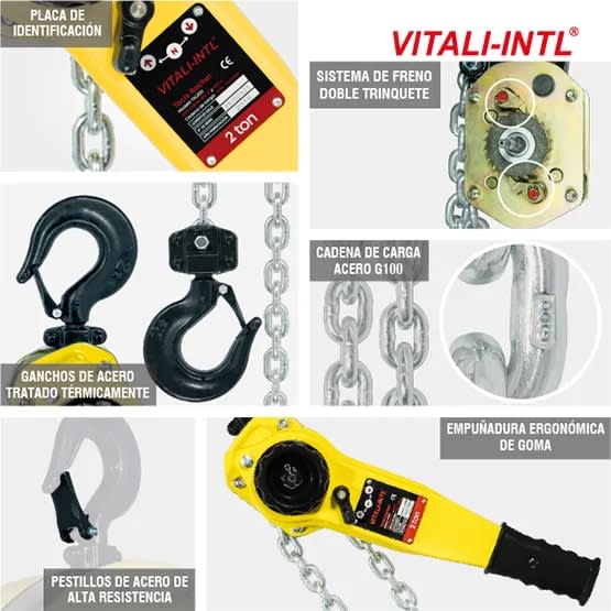 TECLE RACHET 2T YAL200 1.5MTSCARGA 7.1X21MM(1) G100 VITALI-INTL7