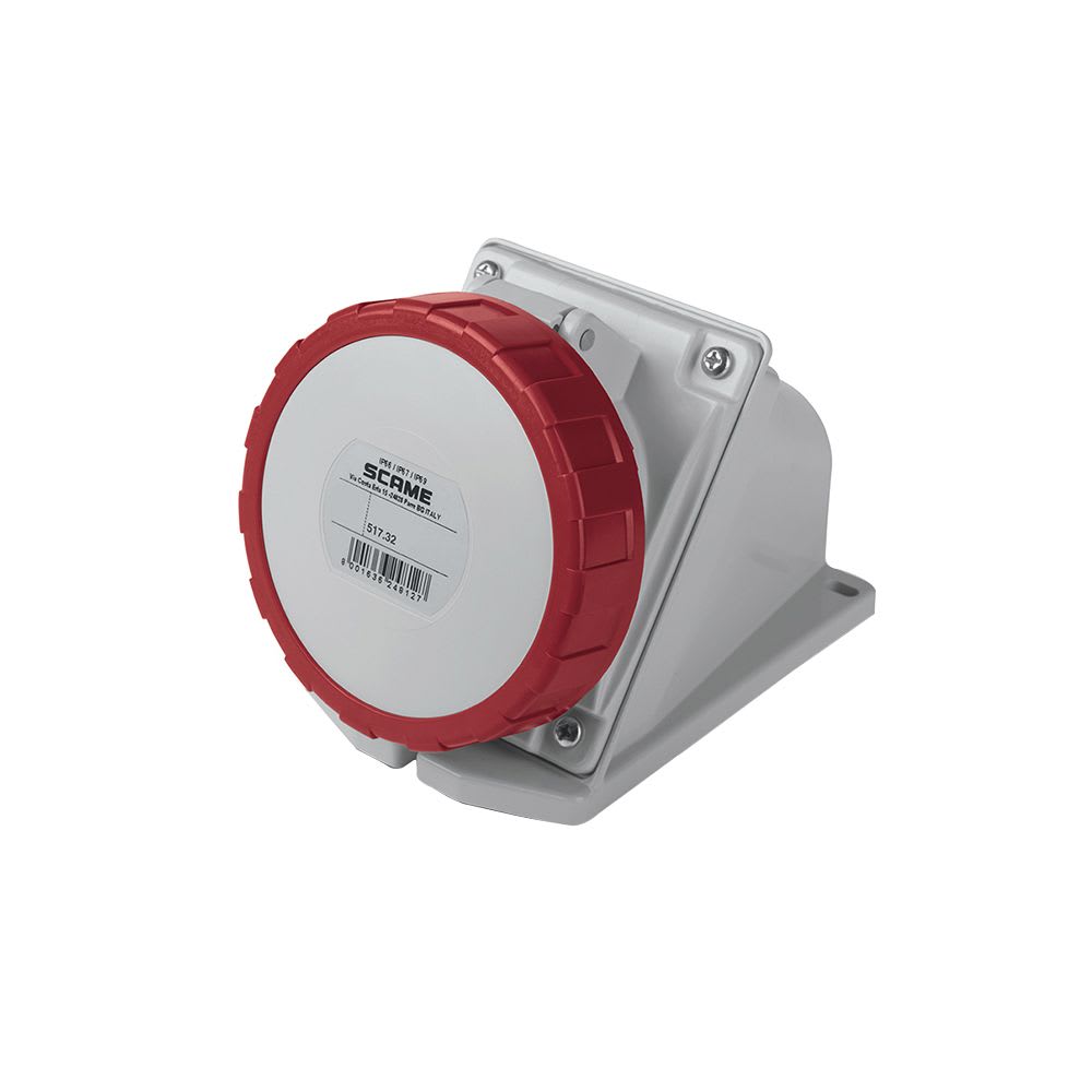 TOMACORRIENTE P/ADOSAR INDUSTRIAL 3X32A+T 440V IP67 3H EUREKA 517.32564 SCAME