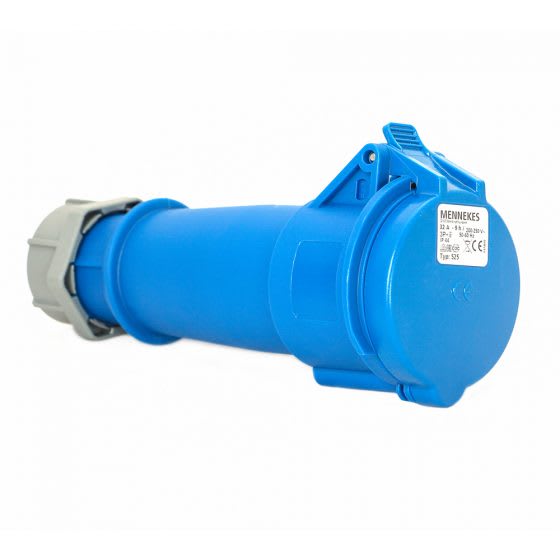 TOMA AEREO 32AMP 3P+T 250V AZUL 9H IP44 MENNEKES2