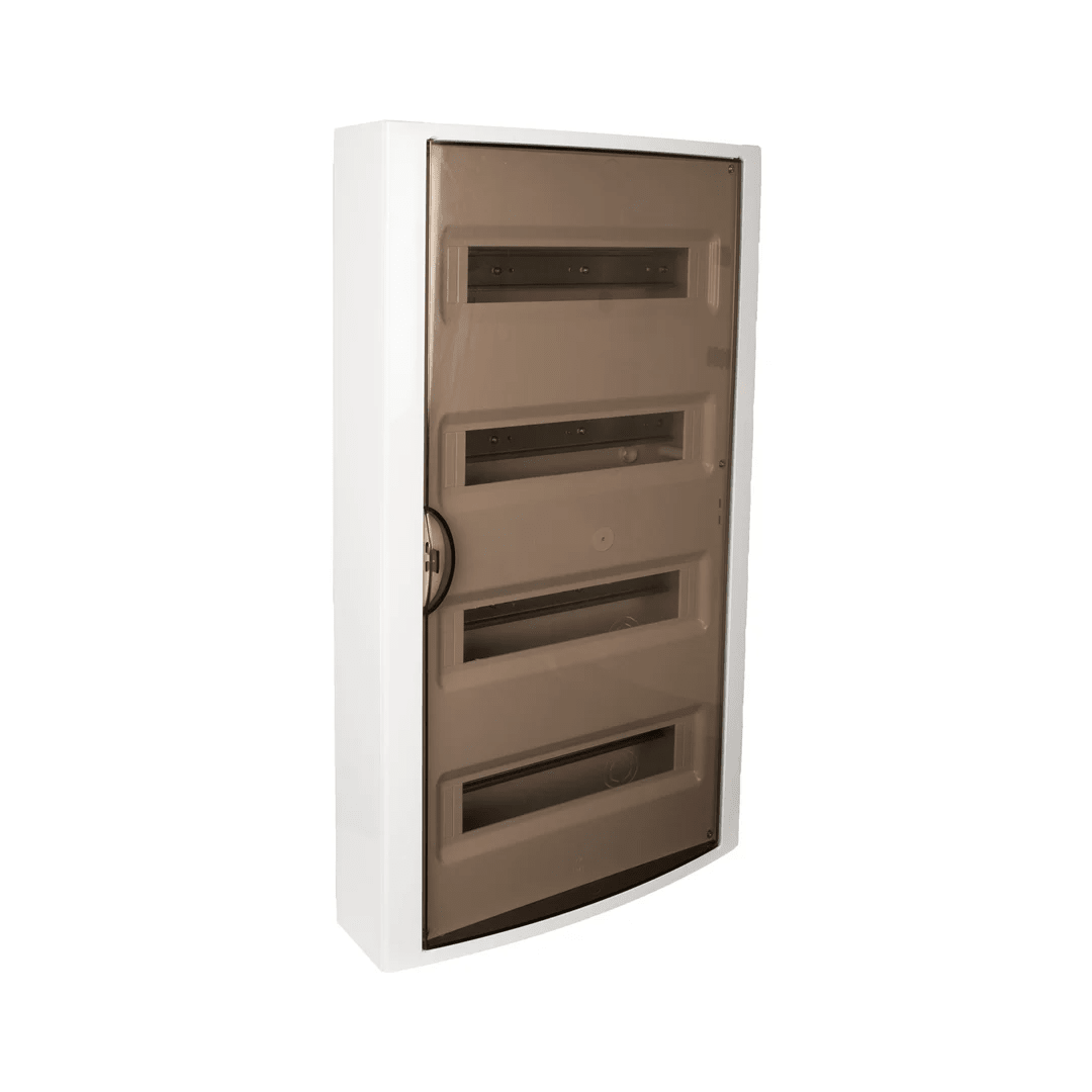 TABLERO ADOSADO TERMOPLASTICO. 56P. PUERTA FUME HORIZONTAL. 362X686X104MM 5271PFR1 SOLERA1