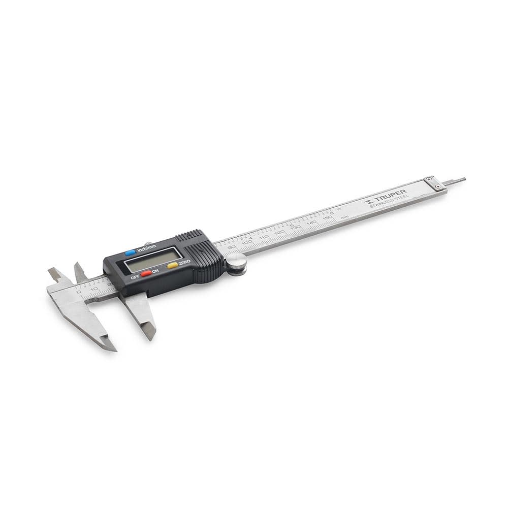 CALIBRADOR DIGITAL MILIMETRICO Y PULGADAS 6'' TRUPER