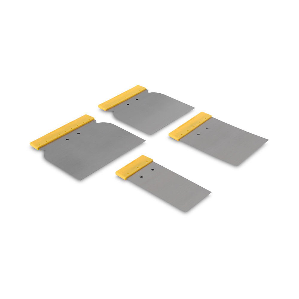 JUEGO DE CUÑAS MANGO PLASTICO X4 PIEZAS PRETUL1