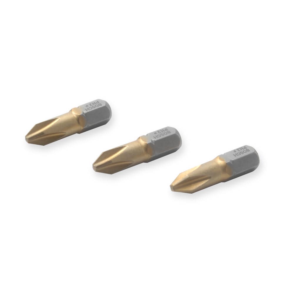 PUNTA DE DESTORNILLADOR PHILLIPS MAXGRIP 2X25MM X 3 UNIDADES BOSCH