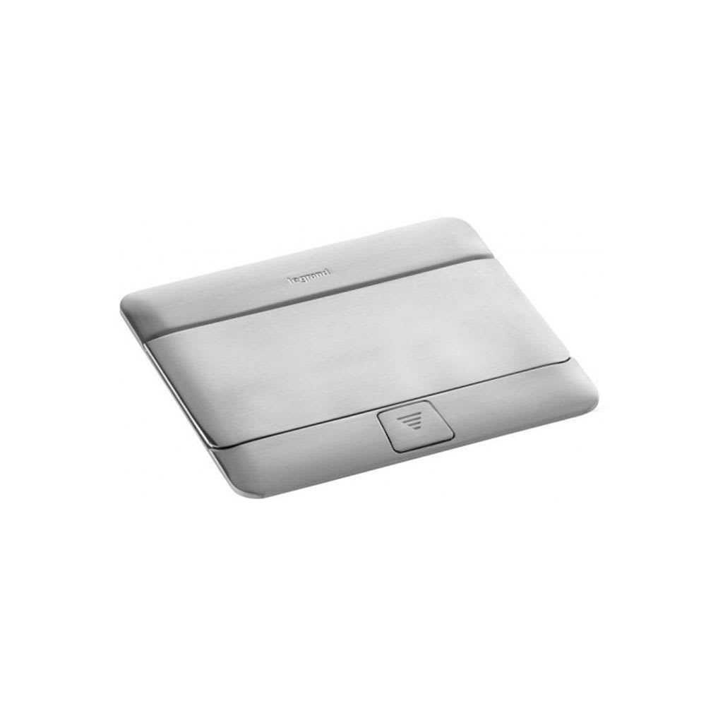 CAJA PARA EMPOTRAR 4 MODULOS POP-UP ALUMINIO MATE MOSAIC 54011 LEGRAND2