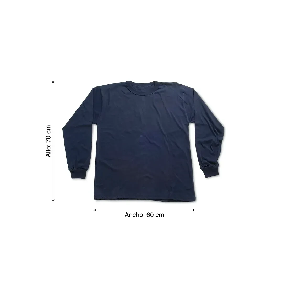 POLO MANGA LARGA AZUL WERKEN2