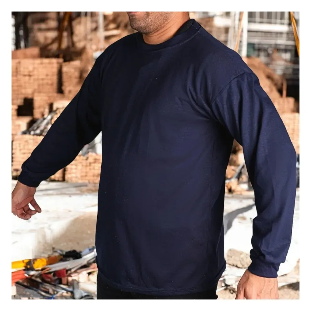 POLO MANGA LARGA AZUL WERKEN5