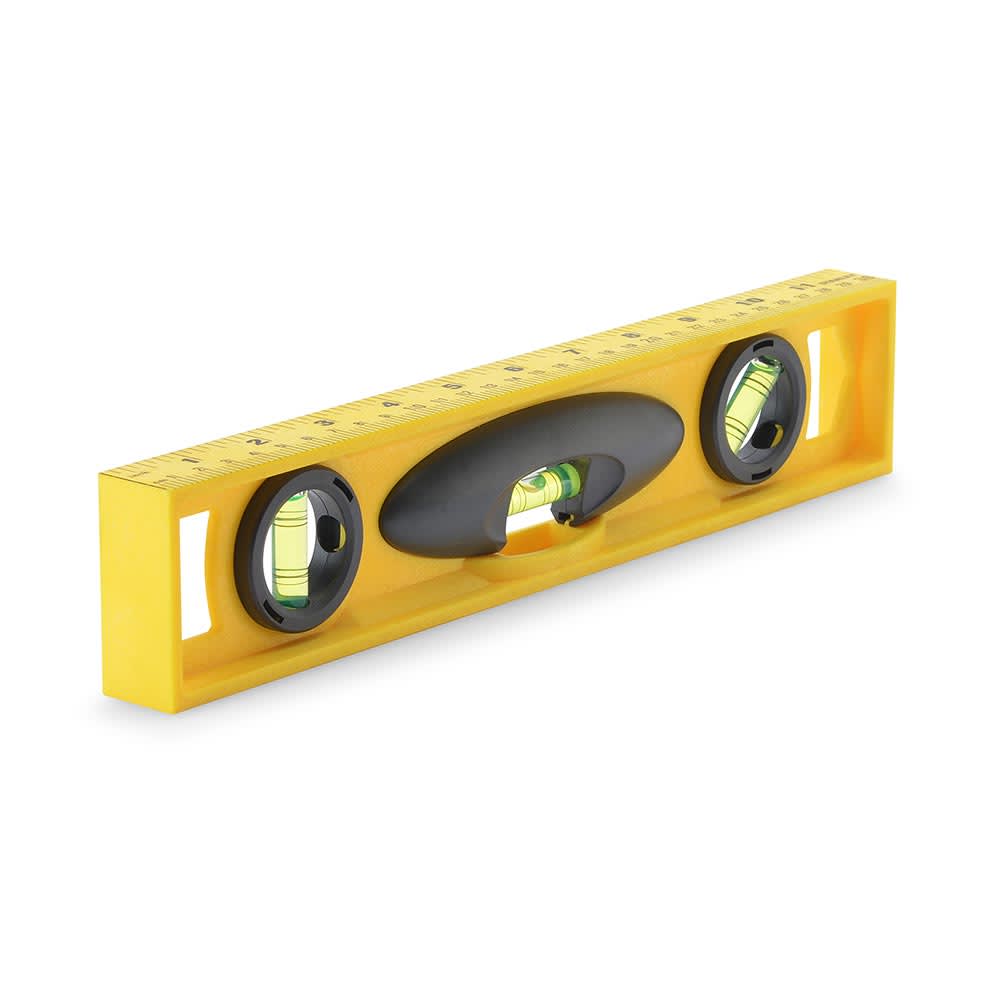 NIVEL MODELO 42466 ESTRUCTURAL DE PLASTICO ABS 12'' AMARILLO STANLEY