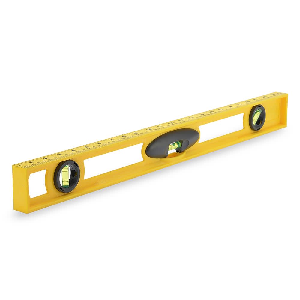 NIVEL ESTRUCTURAL MODELO 42468 EN PLASTICO ABS AMARILLO DE 14' STANLEY
