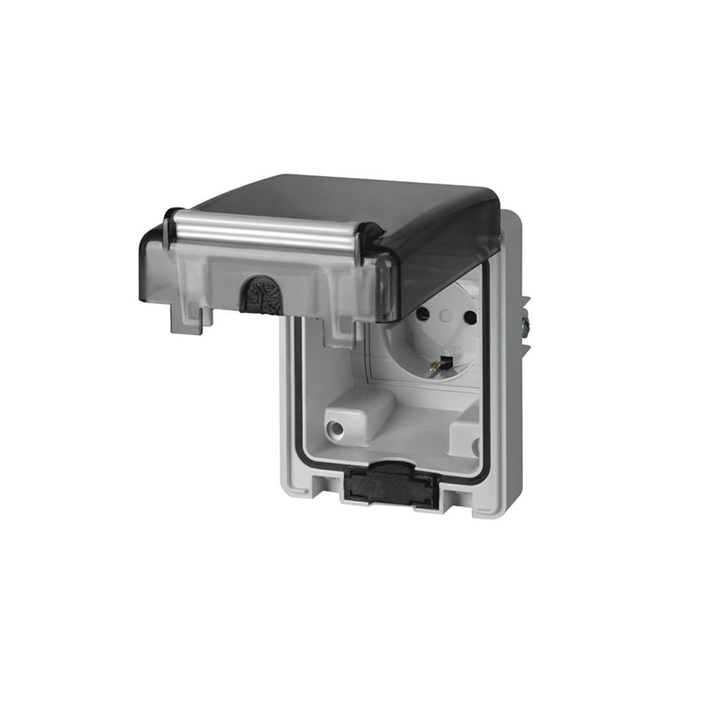 TOMACORRIENTE P/EMPOTRAR SCHUKO 2X16A+T 250V IP66/67 DOMOPLUS 570.6407 SCAME