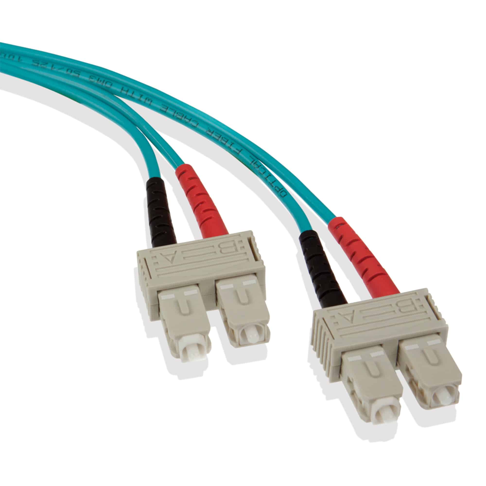 PATCH CORD FIBRA OPTICA DUPLEX MULTIMODO OP/LASER OM3 50/125UM SC-SC  3 METROS LEVITONDATA1