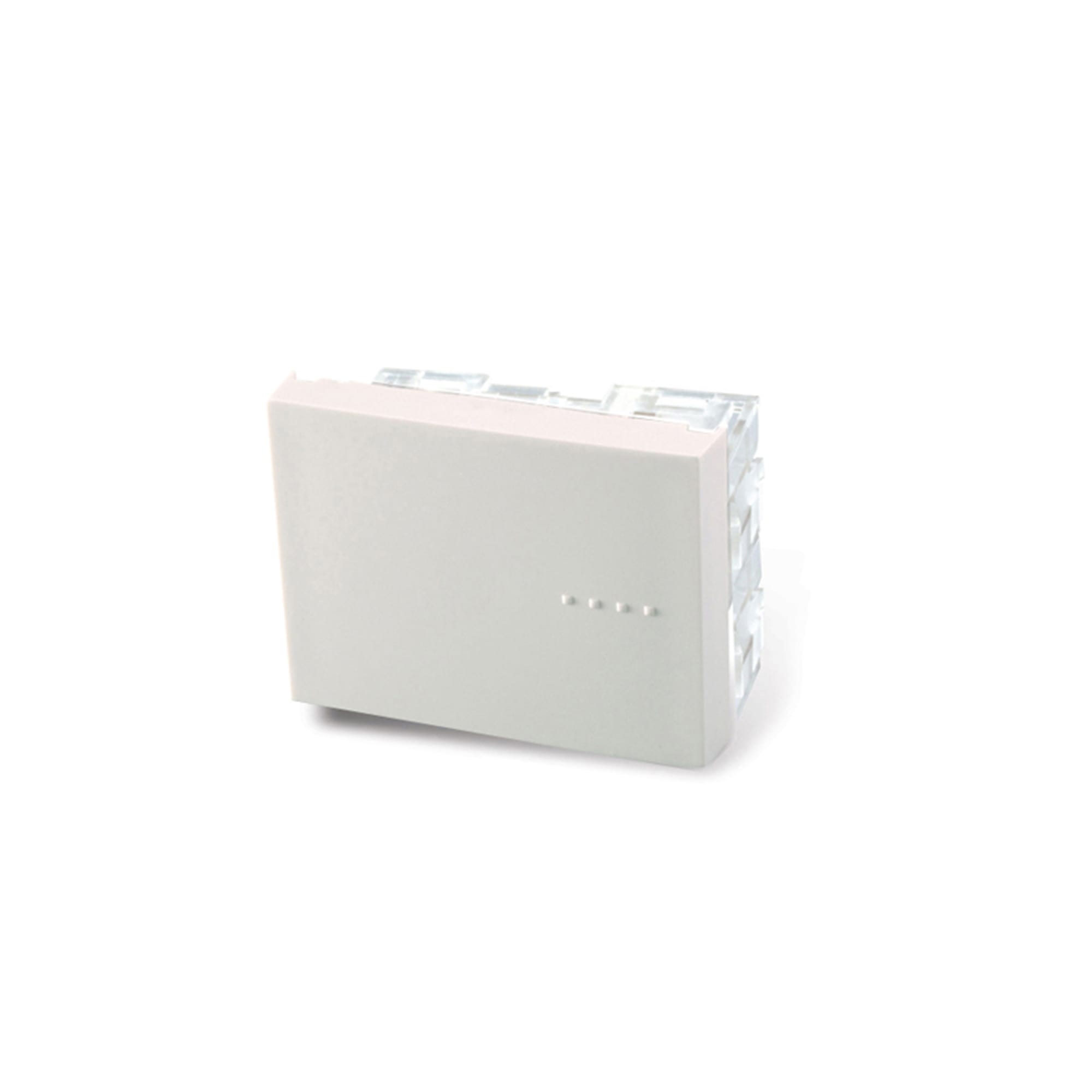 INTERRUPTOR SIMPLE CONMUTACION (LISO) 10A 250V BLANCO (2 MODULOS) CAMBRE