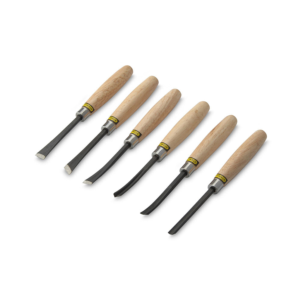 JUEGO DE GUBIAS X6 PIEZAS STANLEY