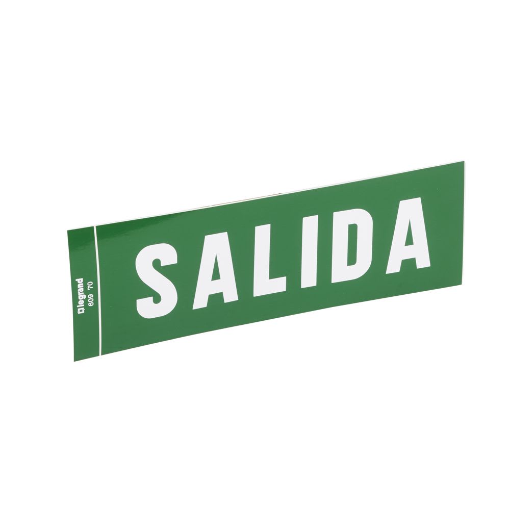 ETIQUETA VERDE SALIDA 60970 LEGRAND