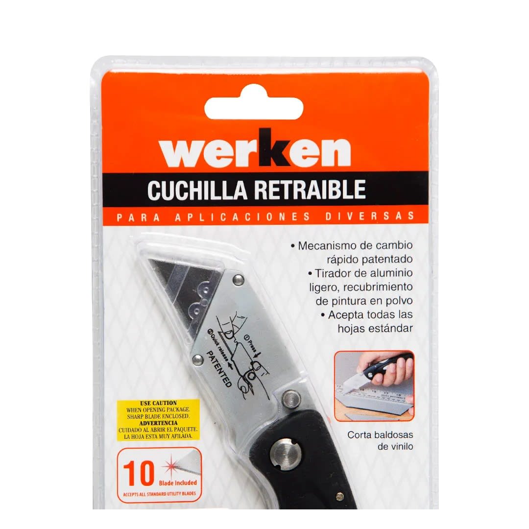 CUCHILLA RETRAÍBLE WERKEN3