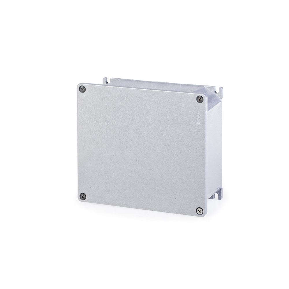 CAJA DE DERIVACION ALUMINIO 192X168X80MM CIEGA IP66 653.03 SCAME