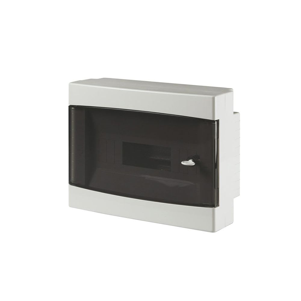 TABLERO P/ADOSAR DE TERMOPLÁSTICO 12 DIN 250X326X108MM CON PUERTA 673.2012 SCAME