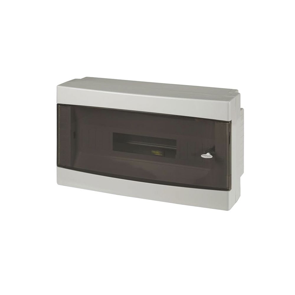 TABLERO P/ADOSAR DE TERMOPLÁSTICO 18 DIN 250X434X140MM CON PUERTA 673.2018 SCAME1