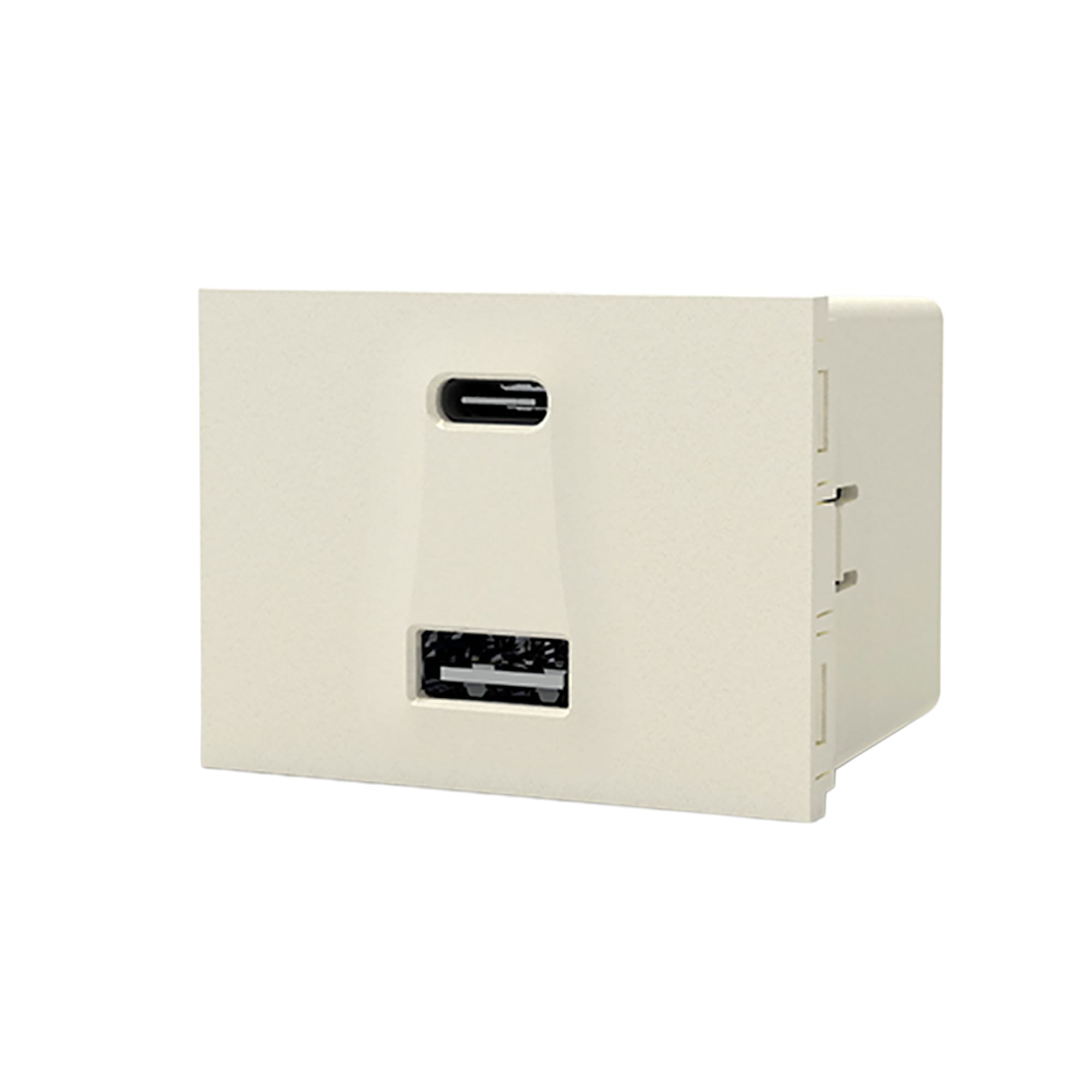 TOMACORRIENTE MODULO USB A+C 100-240VAC 5V 5A BLANCO CAMBRE