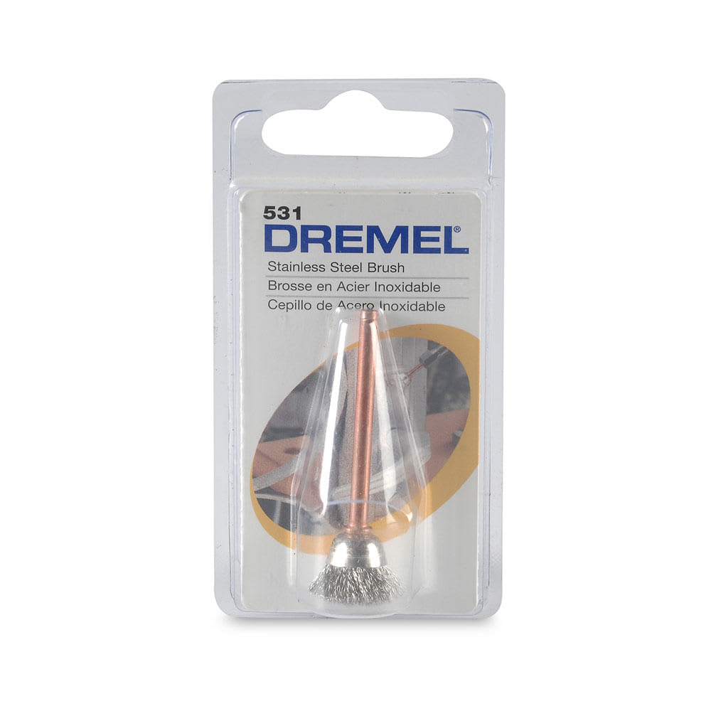 CEPILLO DE ACERO INOXIDABLE 1/2'' DREMEL