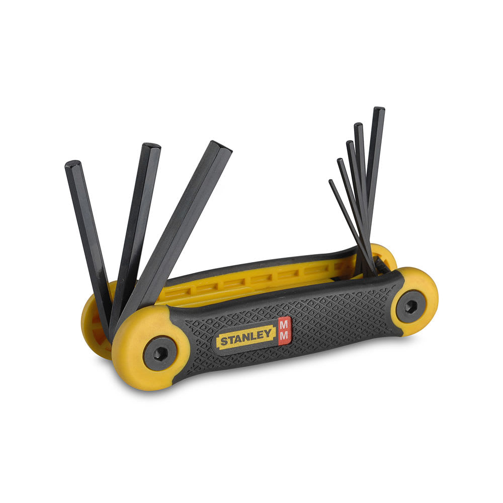 JUEGO DE LLAVES HEXAGONALES PRO EN MM X8 PIEZAS STANLEY