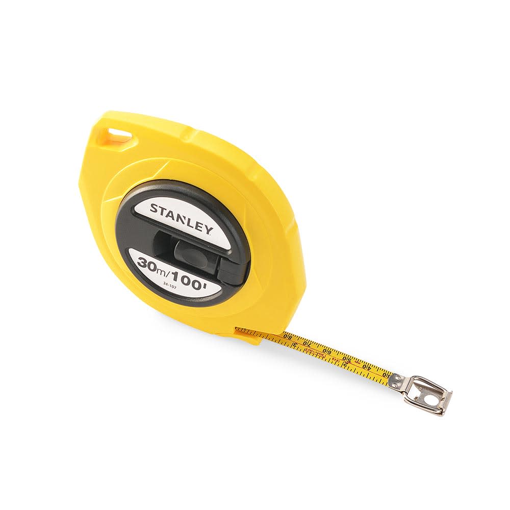 WINCHA DE ACERO MODELO 34107 30M/100° AMARILLA STANLEY