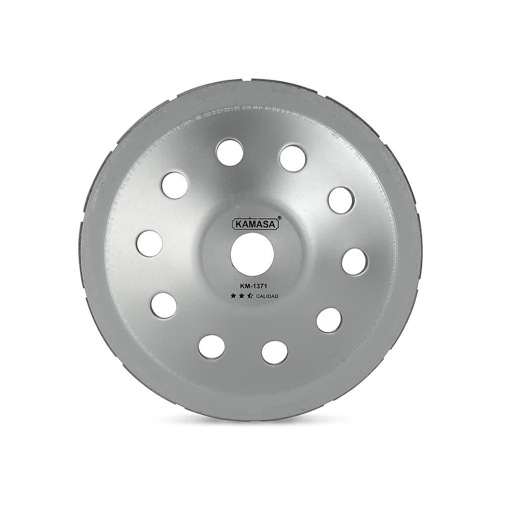 DISCO DE DESBASTE DIAMANTADO 7'' PLATA KAMASA
