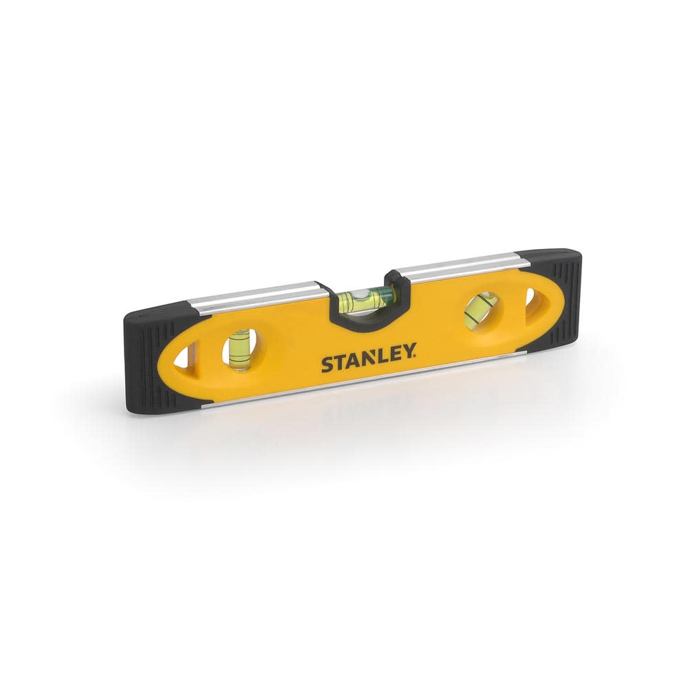 NIVEL MAGNETICO TORPEDO 43511S DE ALUMINIO 9'' STANLEY