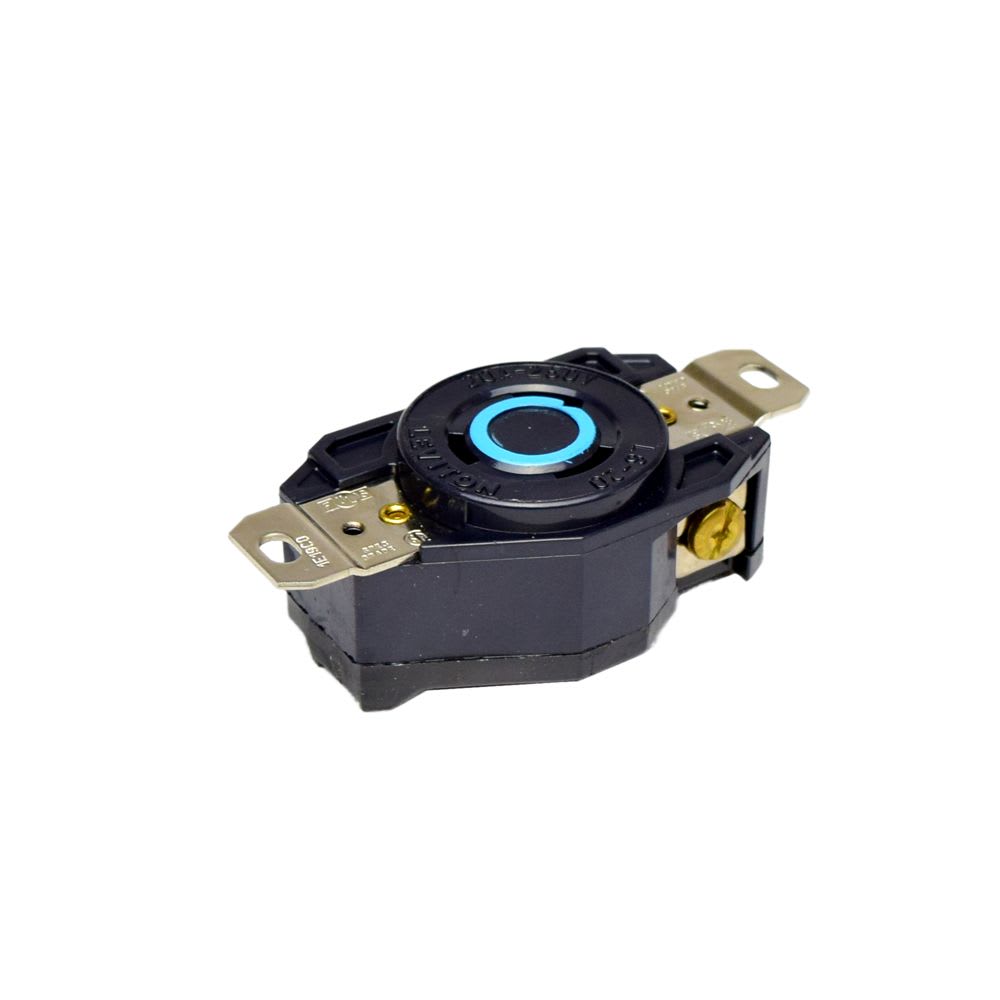 TOMACORRIENTE P/EMPOTRAR DE TORSIoN 2X20A+T 250V NEMA L6-20R 2320 LEVITON1