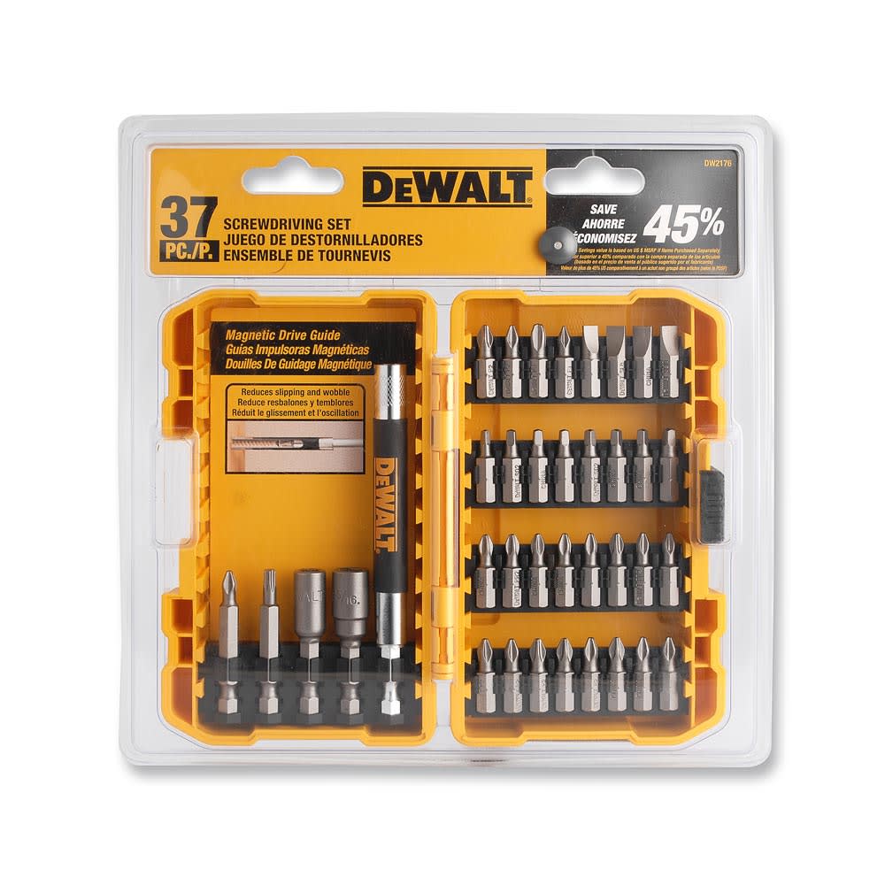 SET DE PUNTAS Y VASOS MAGNETICOS X37 UNIDADES DEWALT1