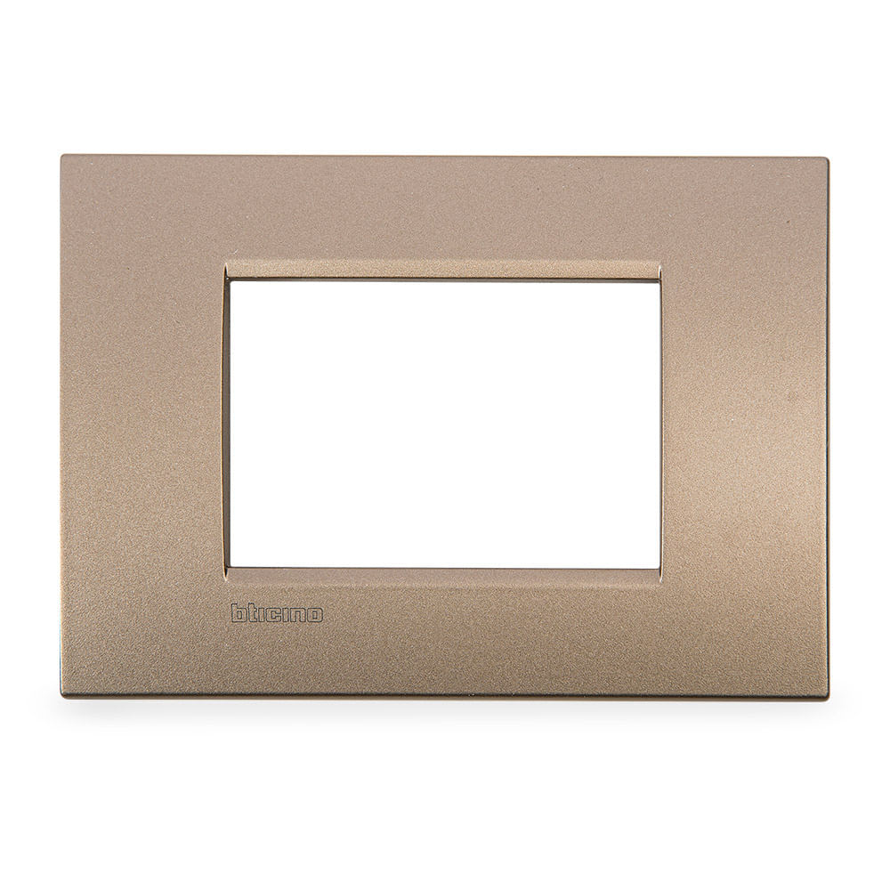 PLACA METAL 3M LIVING LIGHT SQUARE BTICINO