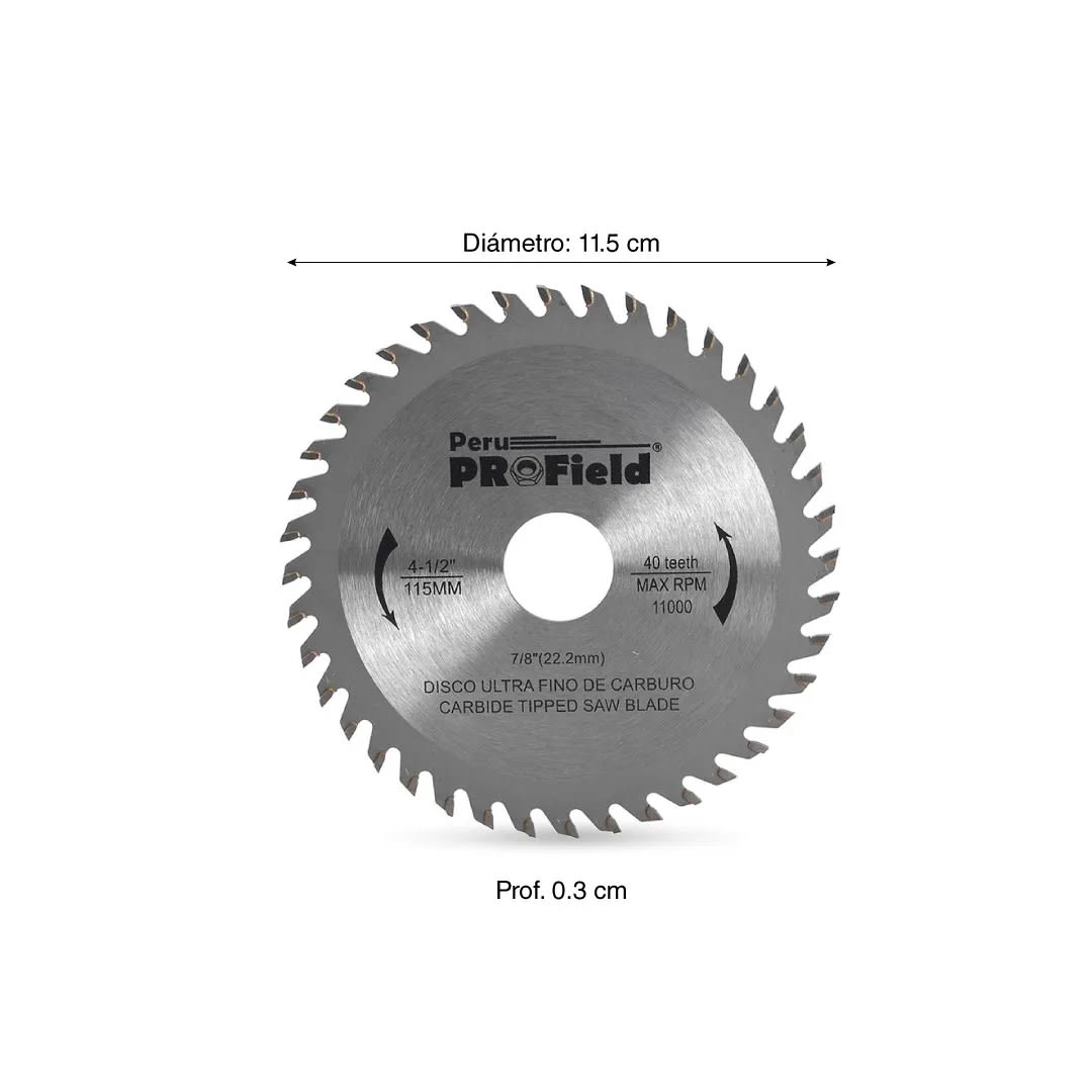 DISCO PARA MADERA ECO 4-1/2 X 40 SM1