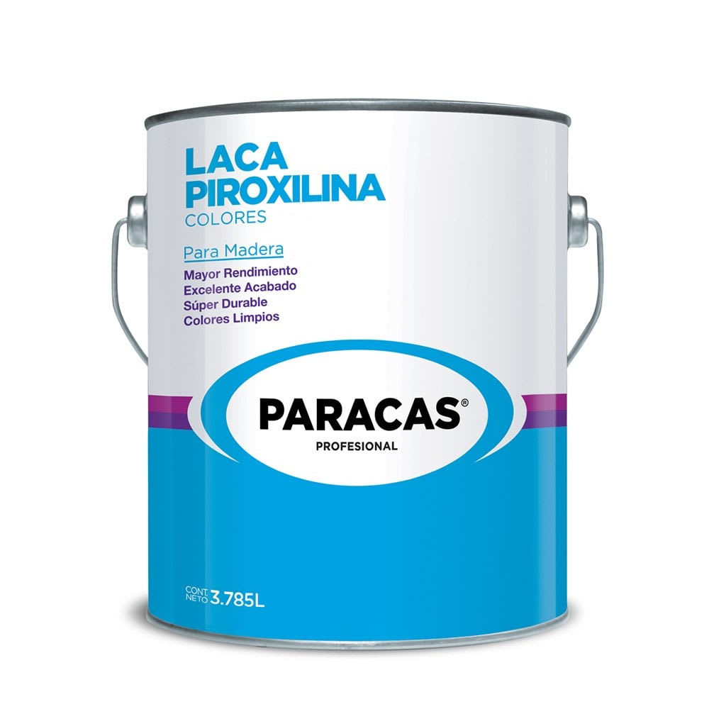 LACA PIROXILINA NEGRA 1 GALON PARACAS1