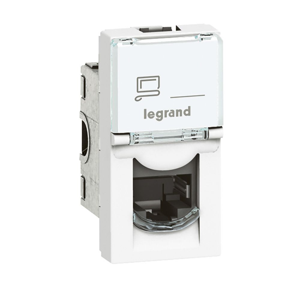 TOMA RJ45 UTP CAT.6 1 MODULO BLANCO MOSAIC 76561 LEGRAND