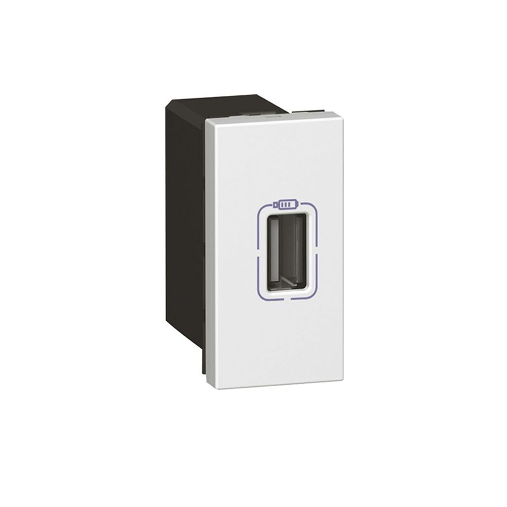 CARGADOR USB PARA 1 MODULO LCS2 MOSAIC 77591 LEGRAND1