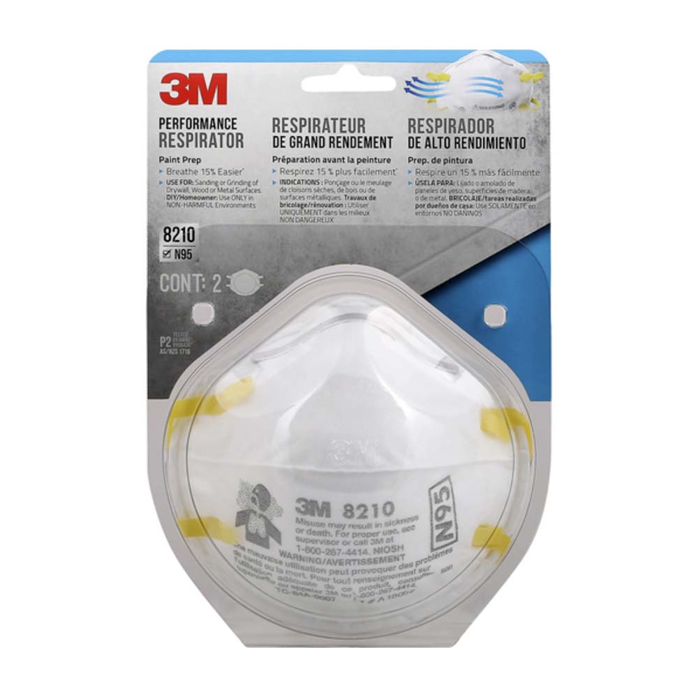 RESPIRADOR PARA POLVO PART 8210 X2 UNIDS. 3M PERU1