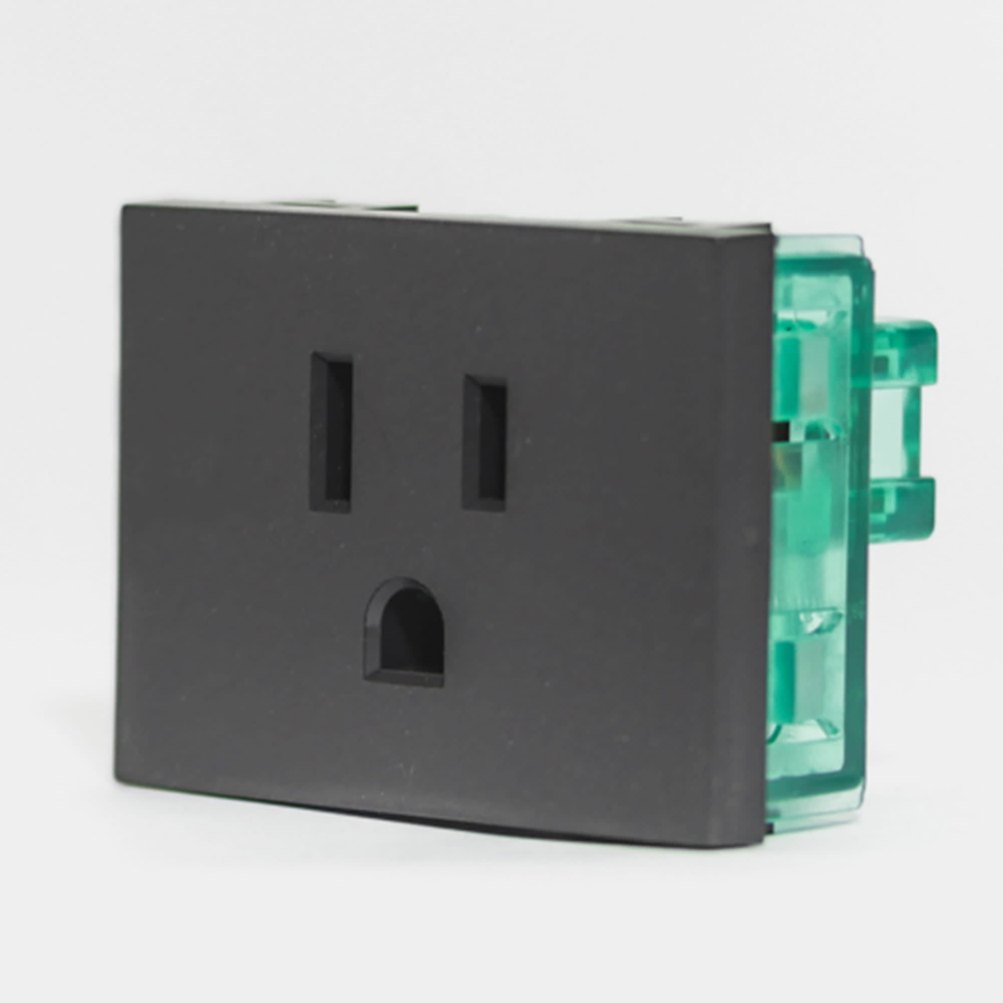 TOMA UNIVERSAL L/T 10A/15A 250V EUROAMERICANO GRIS (2 MODULOS) CAMBRE